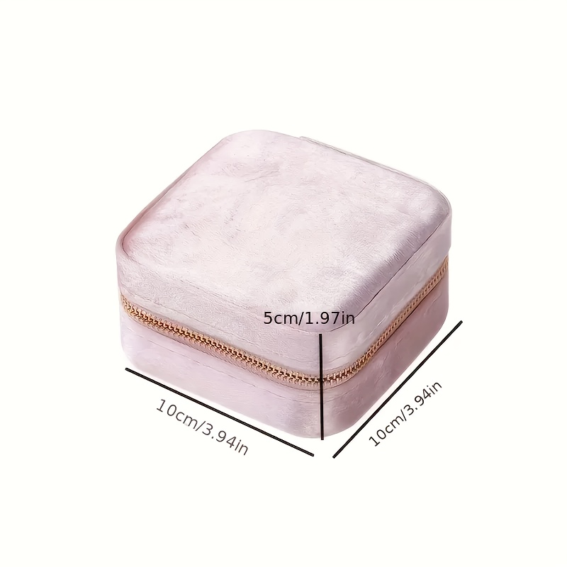 Luxury Cherry Blossom Embroidered Fabric Jewelry Box